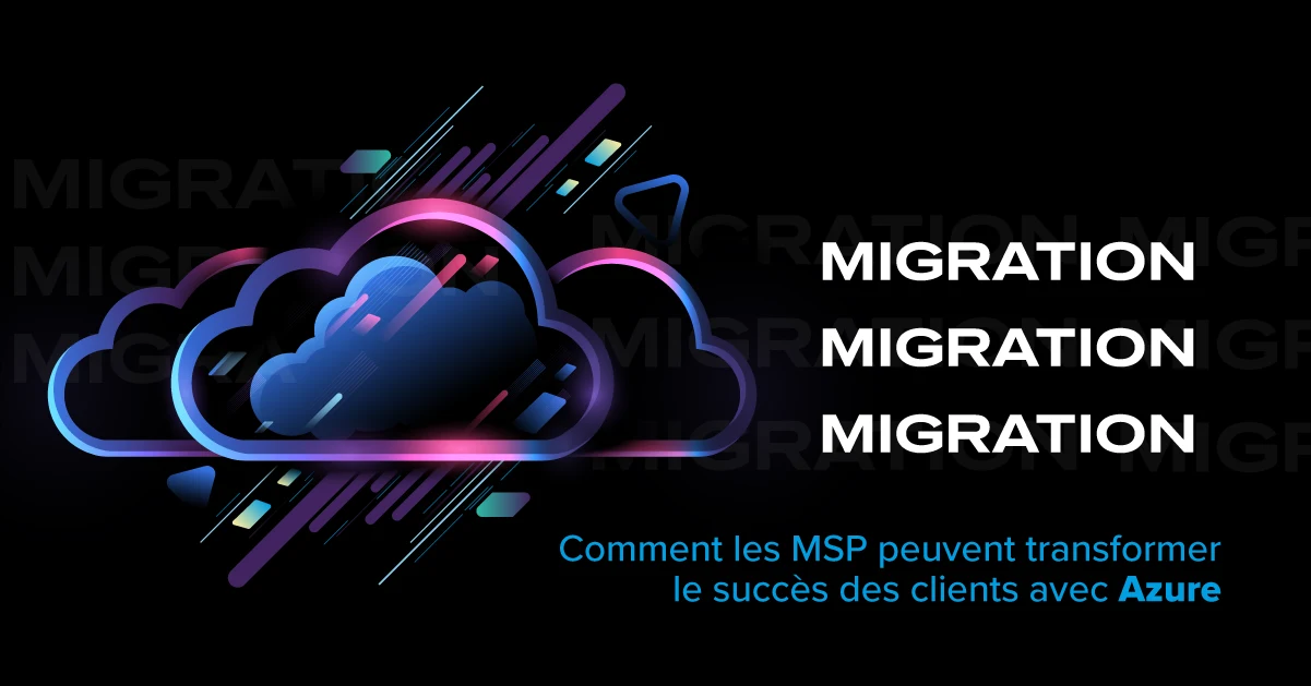 illustration migration Azure MSP cloud