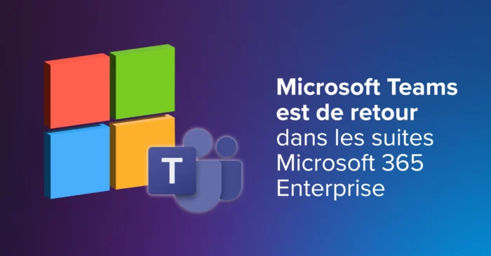Microsoft Teams dans Microsoft 365 Enterprise